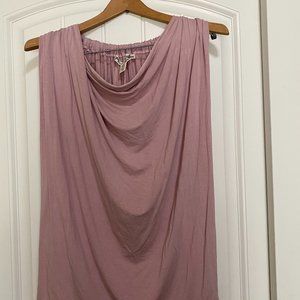 Michael Stars Cowl Neck Top, Pink